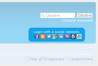Cum vă puteţi autentifica cu un cont dintr-o reţea de socializare?